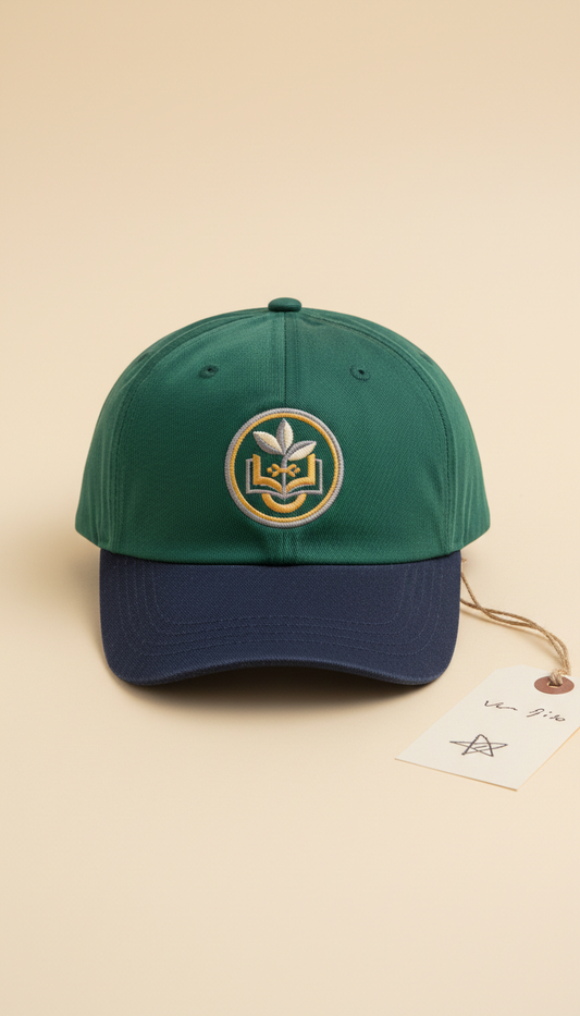 Embroidered School Baseball Cap Adjustable Fit