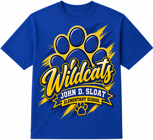 26-27 Wildcat Paw Print T-Shirt